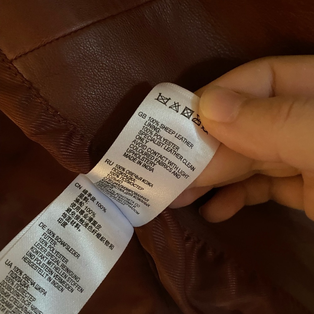 Leather Jacket In Euc - image 4